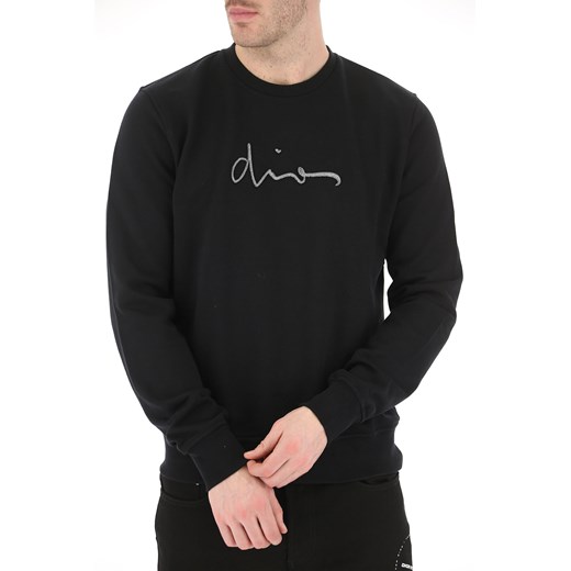 Christian Dior Bluza dla Mężczyzn Na Wyprzedaży, czarny, Bawełna, 2019, L XL