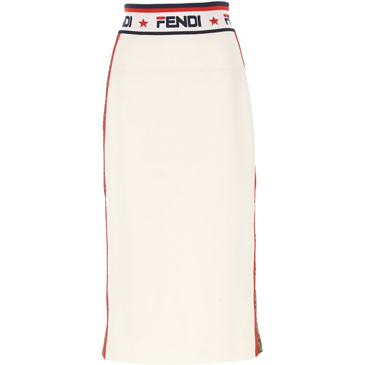 Spódnica Fendi biała 