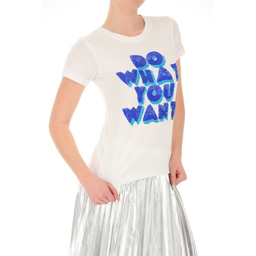 P.A.R.O.S.H. Koszulka dla Kobiet Na Wyprzedaży, biały, Bawełna, 2019, 38 40 M