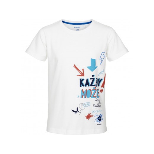 T-shirt z krótkim rękawem dla chłopca 3-8 lat  Endo 116 endo.pl