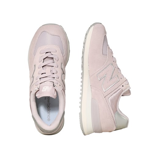 Buty sportowe damskie New Balance sneakersy młodzieżowe płaskie skórzane