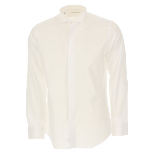Koszula męska biała Del Siena casual 