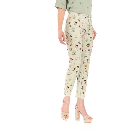 Fay Spodnie dla Kobiet Na Wyprzedaży, zielony pastelowy, Bawełna, 2019, 42 44