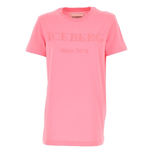 Iceberg Koszulka dla Kobiet Na Wyprzedaży, fluorescencyjny różowy, Bawełna, 2019, 38 40 44 M
