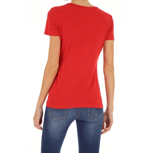 Moschino Koszulka dla Kobiet Na Wyprzedaży, czerwony, Bawełna, 2019, 38 44