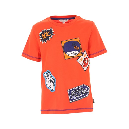 Marc Jacobs Koszulka Dziecięca dla Chłopców Na Wyprzedaży, czerwony, Bawełna, 2019, 12Y 14Y