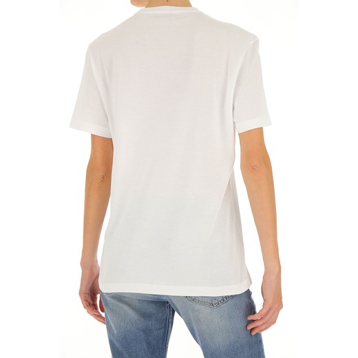 Versace Koszulka dla Kobiet Na Wyprzedaży, biały, Bawełna, 2019, 38 M