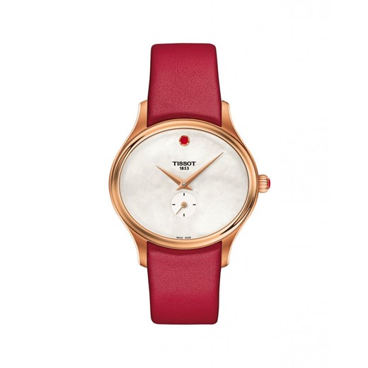 Czerwony zegarek Tissot 
