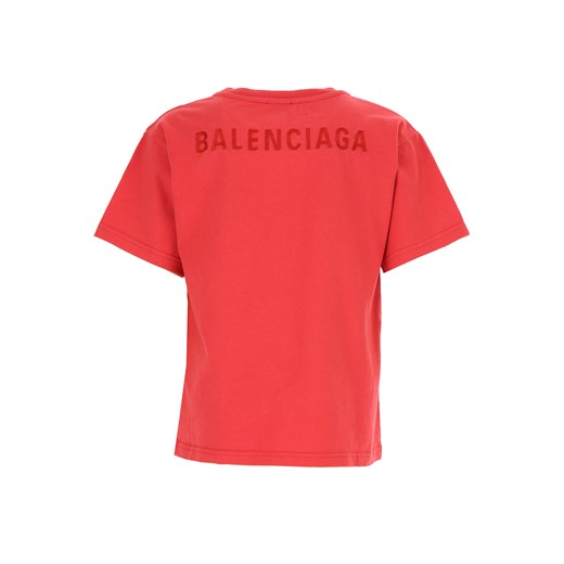 Balenciaga Koszulka Dziecięca dla Chłopców Na Wyprzedaży, czerwony, Bawełna, 2019, 6Y 8Y