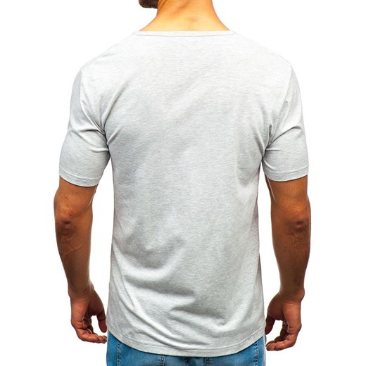 T-shirt męski bez nadruku multikolor 3 Pack Denley 798081-3p  Denley 2XL promocja  