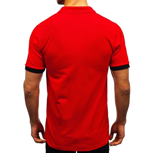 Koszulka polo męska czerwona Bolf 171222 Denley  M  promocja 