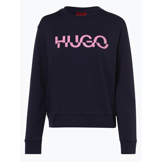 HUGO - Damska bluza nierozpinana – Nicci_1, niebieski Hugo Boss  XL vangraaf