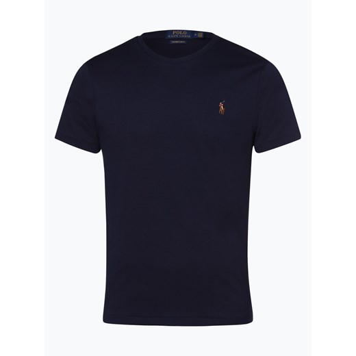 Polo Ralph Lauren - T-shirt męski – Custom Slim Fit, niebieski  Polo Ralph Lauren XXL vangraaf