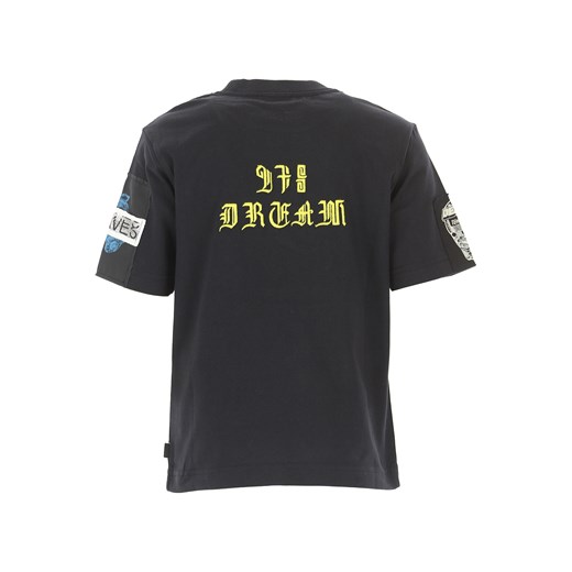 Diesel Koszulka Dziecięca dla Chłopców Na Wyprzedaży w Dziale Outlet, czarny, Bawełna, 2021, 4Y 6Y