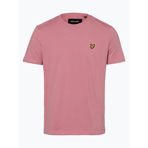 Lyle & Scott - T-shirt męski, różowy  Lyle & Scott XL vangraaf