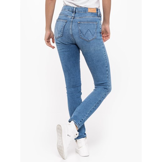 Wrangler jeansy damskie w miejskim stylu bez wzorów 
