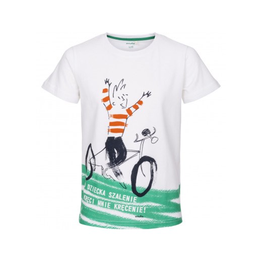 T-shirt z krótkim rękawem dla chłopca 3-8 lat Endo  104 endo.pl