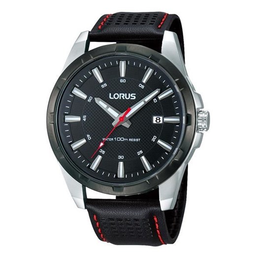 Czarny zegarek Lorus 