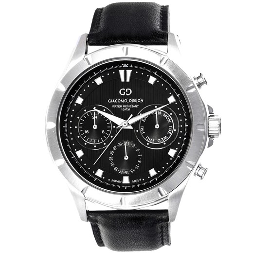 Zegarek czarny Giacomo Design 