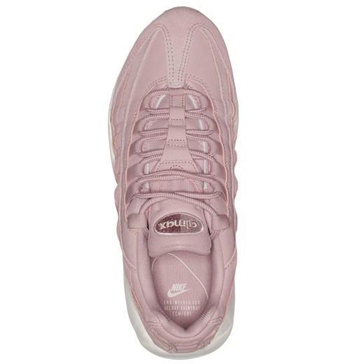 Trampki damskie Nike Sportswear różowe sportowe zamszowe 