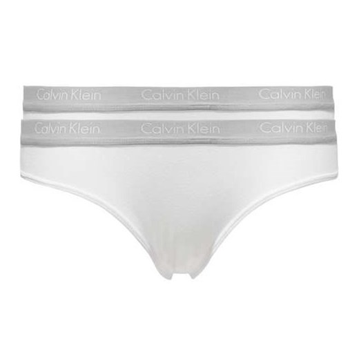 Calvin Klein Komplet majtek damskich Bikini  QD3584E - 100 biały (rozmiar L), BEZPŁATNY ODBIÓR: WROCŁAW!
