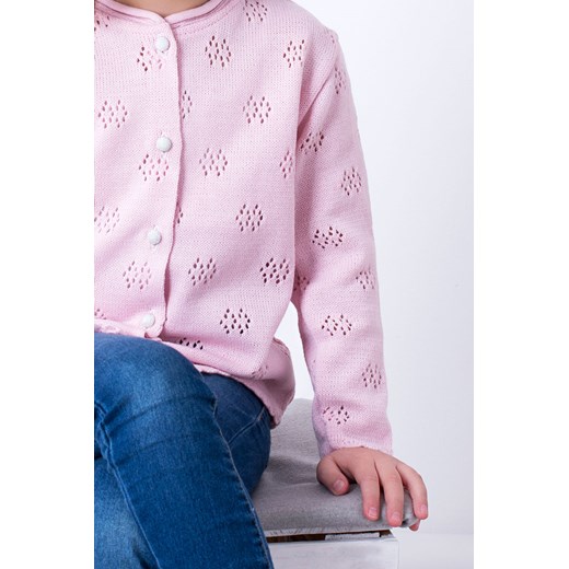 Sweter dziewczęcy Jomar w abstrakcyjnym wzorze 