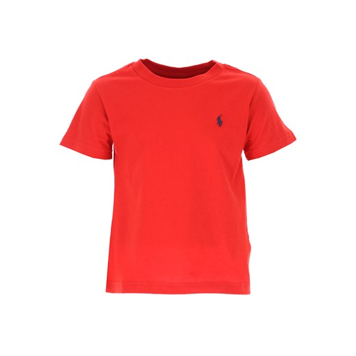 Ralph Lauren Koszulka Dziecięca dla Chłopców, czerwony, Bawełna, 2019, 2Y 3Y 4Y