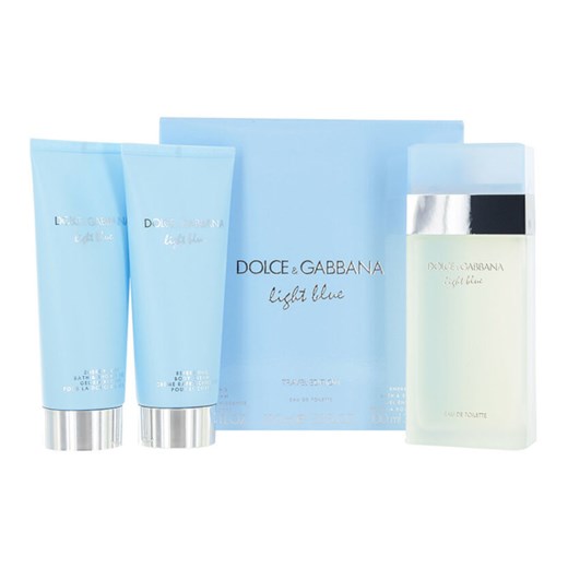 Dolce & Gabbana Light Blue  zestaw - woda toaletowa 100 ml + balsam do ciała 100 ml + żel pod prysznic 100 ml  Dolce & Gabbana 1 Perfumy.pl