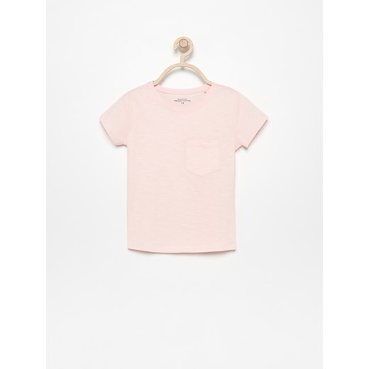 Reserved - T-shirt z bawełny organicznej - Różowy Reserved  116 