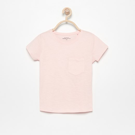Reserved - T-shirt z bawełny organicznej - Różowy Reserved  104 