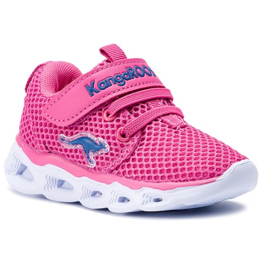 Buty sportowe dziecięce Kangaroos różowe z tworzywa sztucznego 