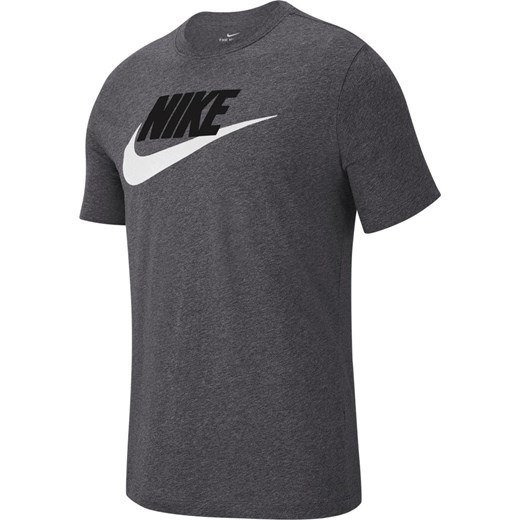 Koszulka sportowa Nike bawełniana szara 