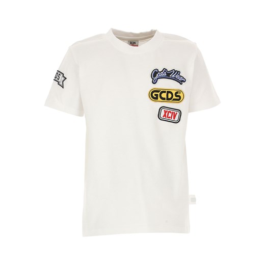 GCDS Koszulka Dziecięca dla Chłopców Na Wyprzedaży, biały, Bawełna, 2019, 10Y 6Y