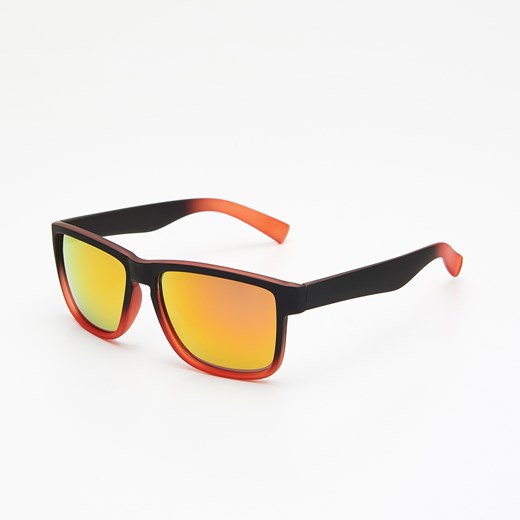 Cropp - Okulary przeciwsłoneczne - Czerwony  Cropp One Size 