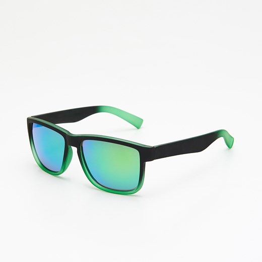 Cropp - Okulary przeciwsłoneczne - Zielony Cropp  One Size 