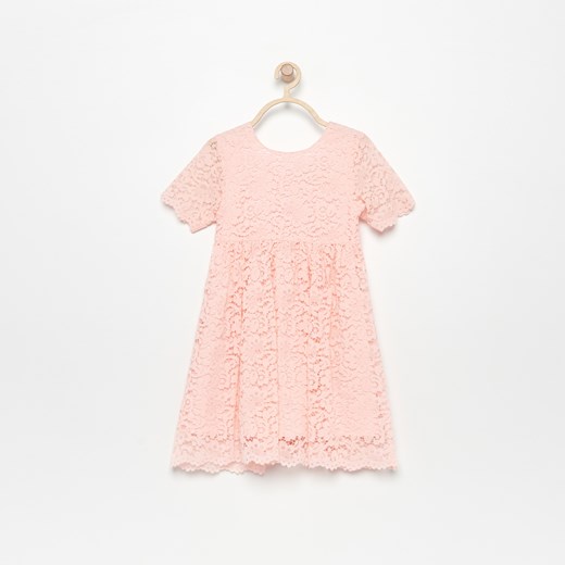 Reserved - Koronkowa sukienka - Różowy Reserved  98 