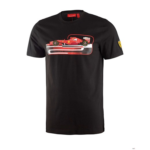 T-shirt męski Scuderia Ferrari F1 z krótkim rękawem 