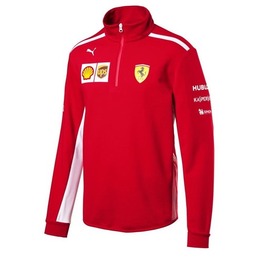 Scuderia Ferrari F1 bluza sportowa z napisem bawełniana 