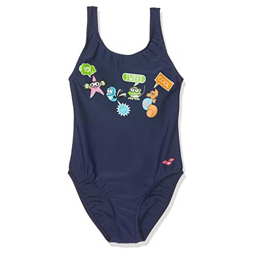 Arena kostium kąpielowy dziewczęcy AWT Kids Girl One Piece 000728, kolor: grantowy