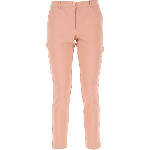 Spodnie damskie Twin Set By Simona Barberi różowe casualowe 