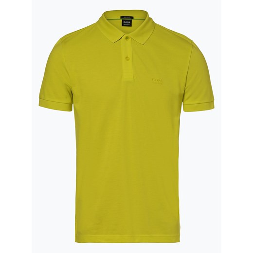 BOSS Athleisurewear - Męska koszulka polo – Piro, żółty  Boss Athleisurewear XXL vangraaf