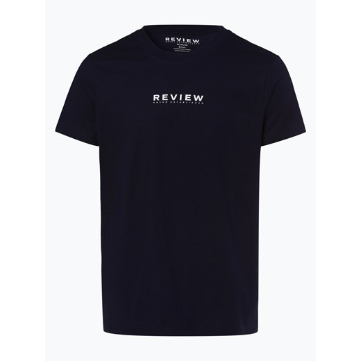 Review - T-shirt męski, niebieski  Review S vangraaf