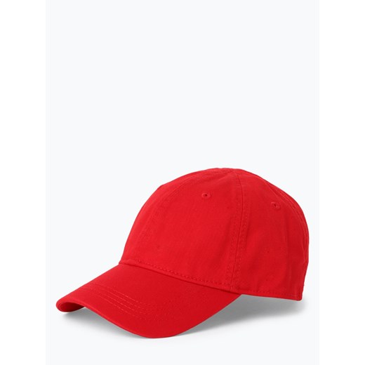 Lacoste - Damska czapka z daszkiem, czerwony Lacoste  One Size vangraaf
