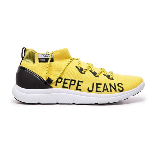 Buty sportowe męskie Pepe Jeans żółte wiązane 