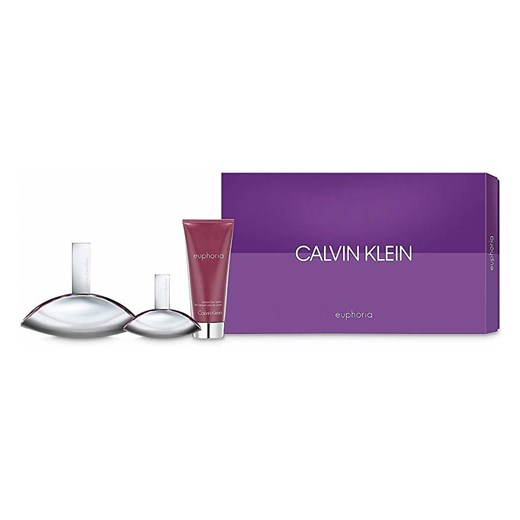Calvin Klein Euphoria  zestaw - woda perfumowana 100 ml + woda perfumowana 30 ml + balsam do ciała 100 ml Calvin Klein  1 Perfumy.pl