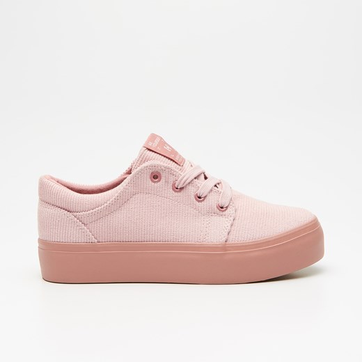 Cropp - Sztruksowe sneakersy - Różowy Cropp  37 