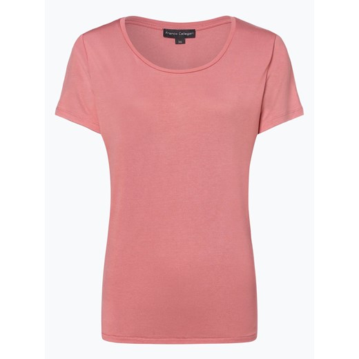 Franco Callegari - T-shirt damski, różowy Franco Callegari  46 vangraaf