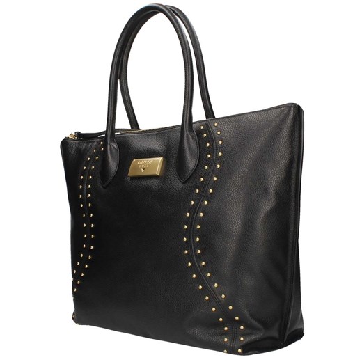 Shopper bag Guess matowa czarna elegancka duża 