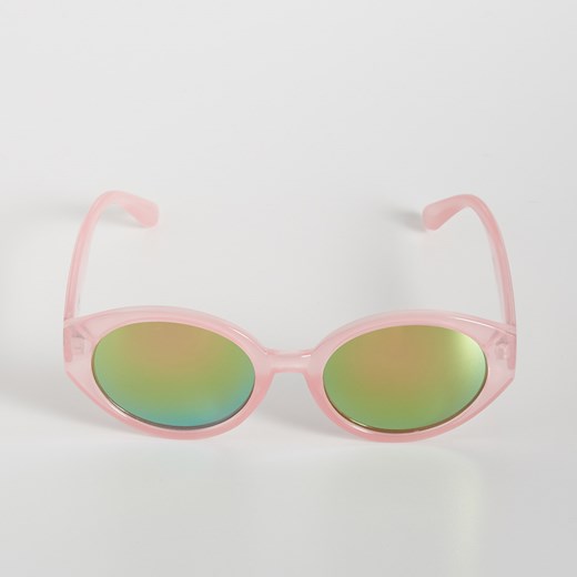 Sinsay - Okulary przeciwsłoneczne - Różowy Sinsay  One Size 