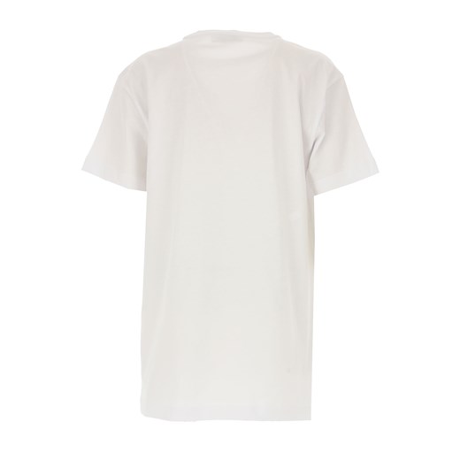 T-shirt chłopięce Dondup biały z bawełny 